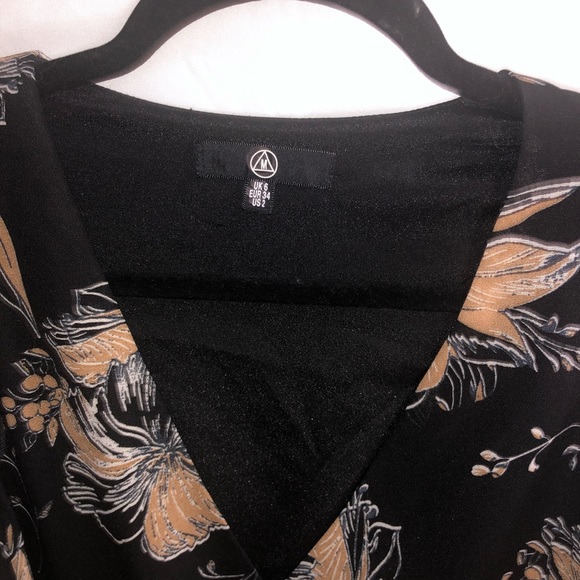 MISSGUIDED - Midi Floral Faux Wrap Dress - Picture 5 of 6
